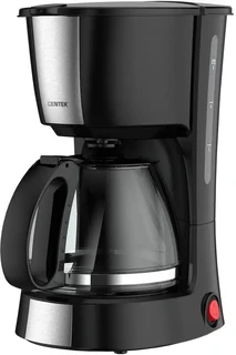 Кофеварка CENTEK CT-1148, черный/серебристый 