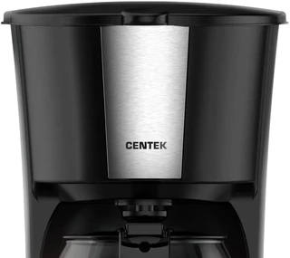 Кофеварка CENTEK CT-1148, черный/серебристый 