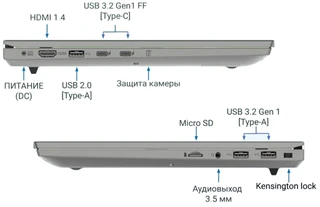 Ноутбук 15.6" Rikor NINO 3E11169B 