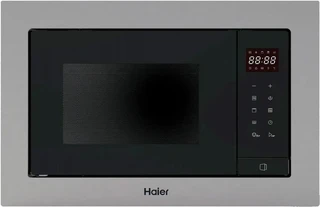 Встраиваемая микроволновая печь Haier HMX-BTG207X, серебристый/черный 