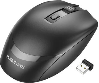 Мышь беспроводная Borofone BG7 Business Platinum, черный 