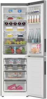 Холодильник Haier C2F636CXMVU1, нержавеющая сталь 
