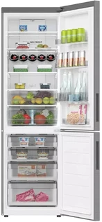 Холодильник Haier C2F637CFMVU1, серебристый 