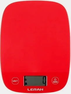 Весы кухонные LERAN EKS SIMPLE LINE RED, красный 