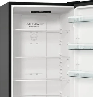 Холодильник Gorenje NRK6202EBXL4, черный 