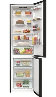 Холодильник Gorenje NRK6202EBXL4, черный 
