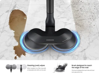 Пылесос вертикальный Samsung VS20B75ACR5/EV, серый/черный 