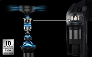 Пылесос вертикальный Samsung VS20B75ACR5/EV, серый/черный 