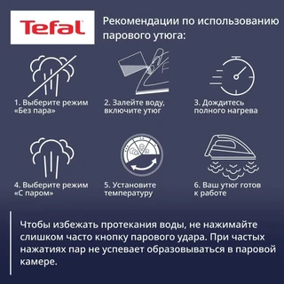 Утюг Tefal Puregliss FV8082E0, черный/серый 