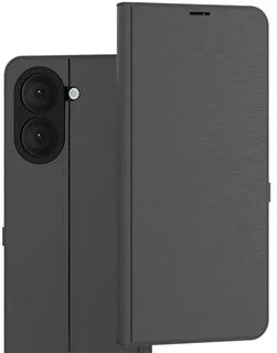 Чехол-книжка Krutoff Eco Book для Xiaomi Redmi A5/Poco C71, серый 