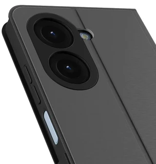 Чехол-книжка Krutoff Eco Book для Xiaomi Redmi A5/Poco C71, серый 