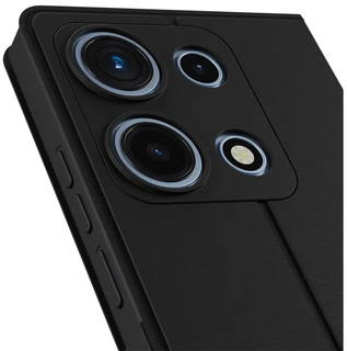 Чехол-книжка Krutoff Eco Book для Xiaomi Redmi Note 14S, черный 