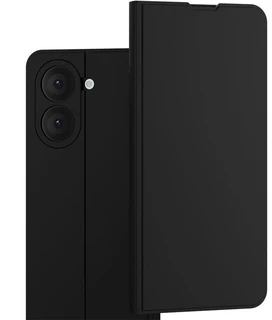 Чехол-книжка Krutoff Magnet Book для Xiaomi Redmi A5/Poco C71, черный 