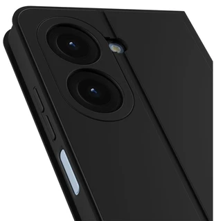 Чехол-книжка Krutoff Magnet Book для Xiaomi Redmi A5/Poco C71, черный 