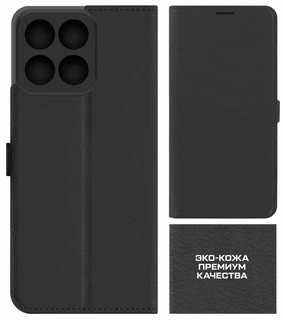 Чехол-книжка Krutoff Eco Book для Honor X7c, черный 