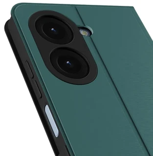 Чехол-книжка Krutoff Eco Book для Xiaomi Redmi A5/Poco C71, зеленый 