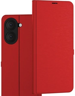 Чехол-книжка Krutoff Eco Book для Xiaomi Redmi A5/Poco C71, красный 