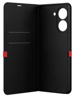 Чехол-книжка Krutoff Eco Book для Xiaomi Redmi A5/Poco C71, красный 