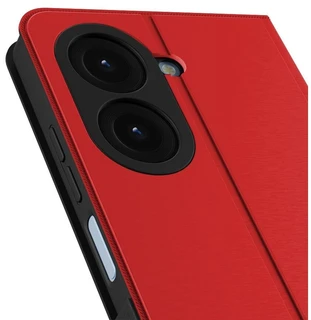 Чехол-книжка Krutoff Eco Book для Xiaomi Redmi A5/Poco C71, красный 
