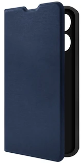 Чехол-книжка Krutoff Magnet Book для Realme Note 60/Note 60X, темно-синий 