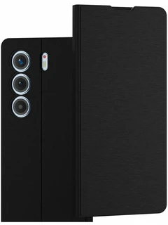 Чехол-книжка Krutoff Magnet Book для TECNO Camon 40, черный 