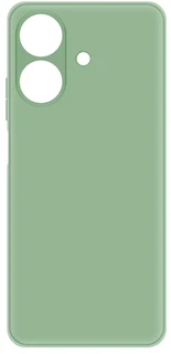 Чехол-накладка Krutoff Silicone Case для Realme Note 60/Note 60X, зелёный 