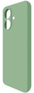 Чехол-накладка Krutoff Silicone Case для Realme Note 60/Note 60X, зелёный 