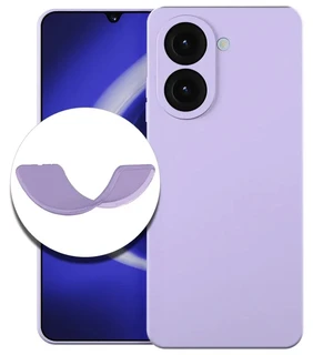 Чехол-накладка Krutoff Silicone Case для Xiaomi Redmi A5/Poco C71, лаванда 