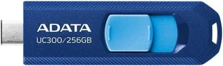 USB-накопитель ADATA UC300 ACHO-UC300-256G-RNB/BU 256ГБ, USB3.2, синий/голубой 
