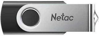 USB-накопитель Netac U505 256Гб, черный/серебристый 