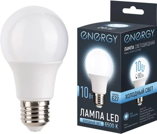 Лампа светодиодная Energy LED А60-10-E27-6500 