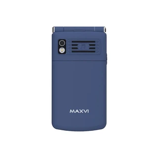 Сотовый телефон Maxvi E11, синий/серебристый 