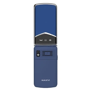 Сотовый телефон Maxvi E11, синий/серебристый 