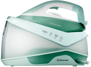 Парогенератор BRAYER BR4154, бирюзовый/белый 