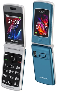Сотовый телефон Maxvi E28, бирюзовый 