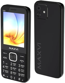 Сотовый телефон Maxvi K28, черный 