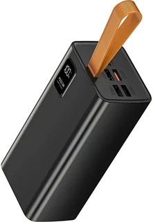 Внешний аккумулятор PERO PB08 40000мАч, черный 
