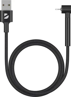Кабель Deppa Stand USB2.0 Am - Lightning, 1 м, 2.4A, черный 
