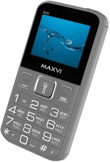 Сотовый телефон Maxvi B200, серый 