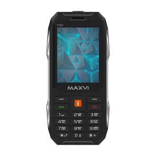 Сотовый телефон Maxvi T101, черный 
