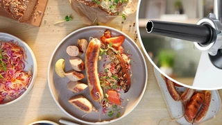 Мясорубка Bosch MFWS607W, белый/черный 
