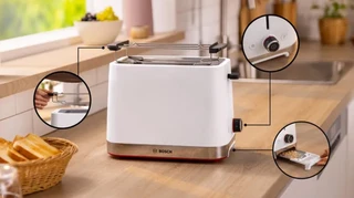 Тостер Bosch TAT4M221, белый 
