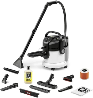 Пылесос моющий Karcher SE 4 Plus, белый/черный 