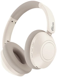 Наушники беспроводные Ritmix RH-475BTH, бежевый 