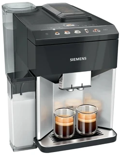 Кофемашина Siemens TQ513GB1, черный/серебристый 