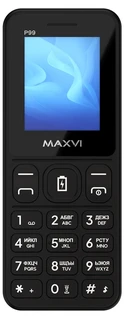 Сотовый телефон Maxvi P99, черный 