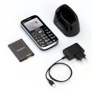 Сотовый телефон Maxvi B6ds up, черный 