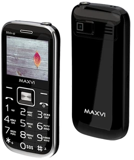 Сотовый телефон Maxvi B6ds up, черный 
