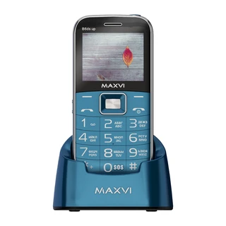 Сотовый телефон Maxvi B6ds up, бирюзовый 