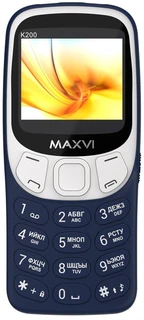 Сотовый телефон Maxvi K200, синий 